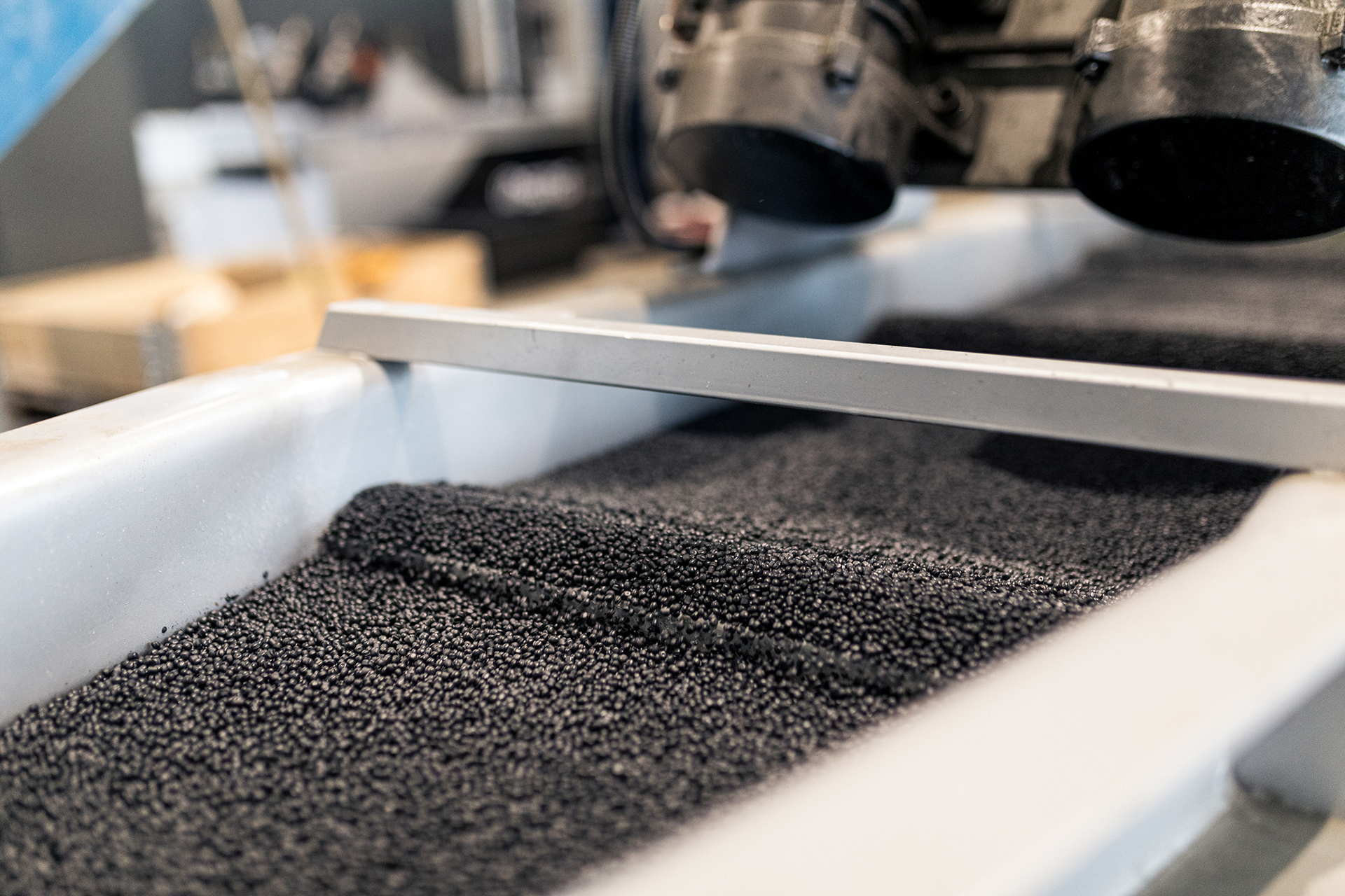 Anl&auml;ggning f&ouml;r plast&aring;tervinning