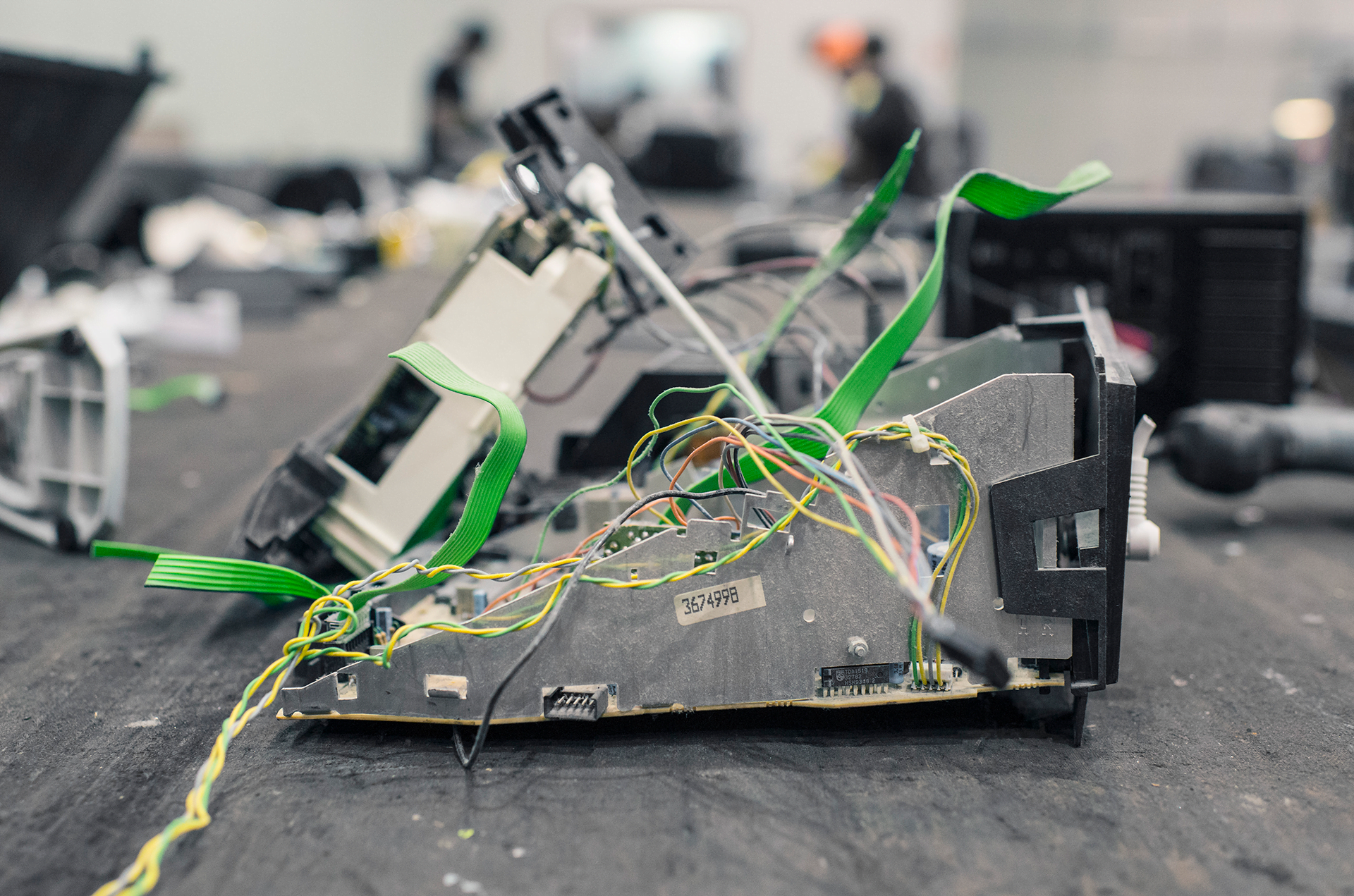 produkt ligger på sorteringsbandet