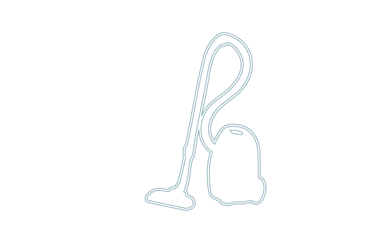 Illustration av en dammsugare